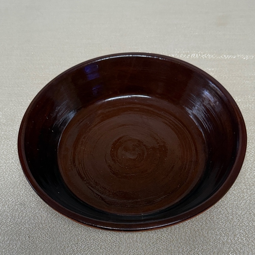 Huberhaus pottery pie plate. 1993